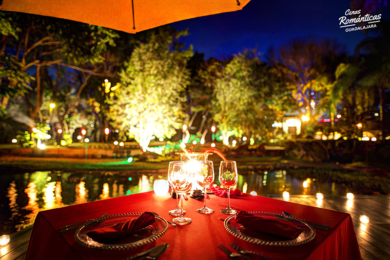 Cena romantica de Aniversario